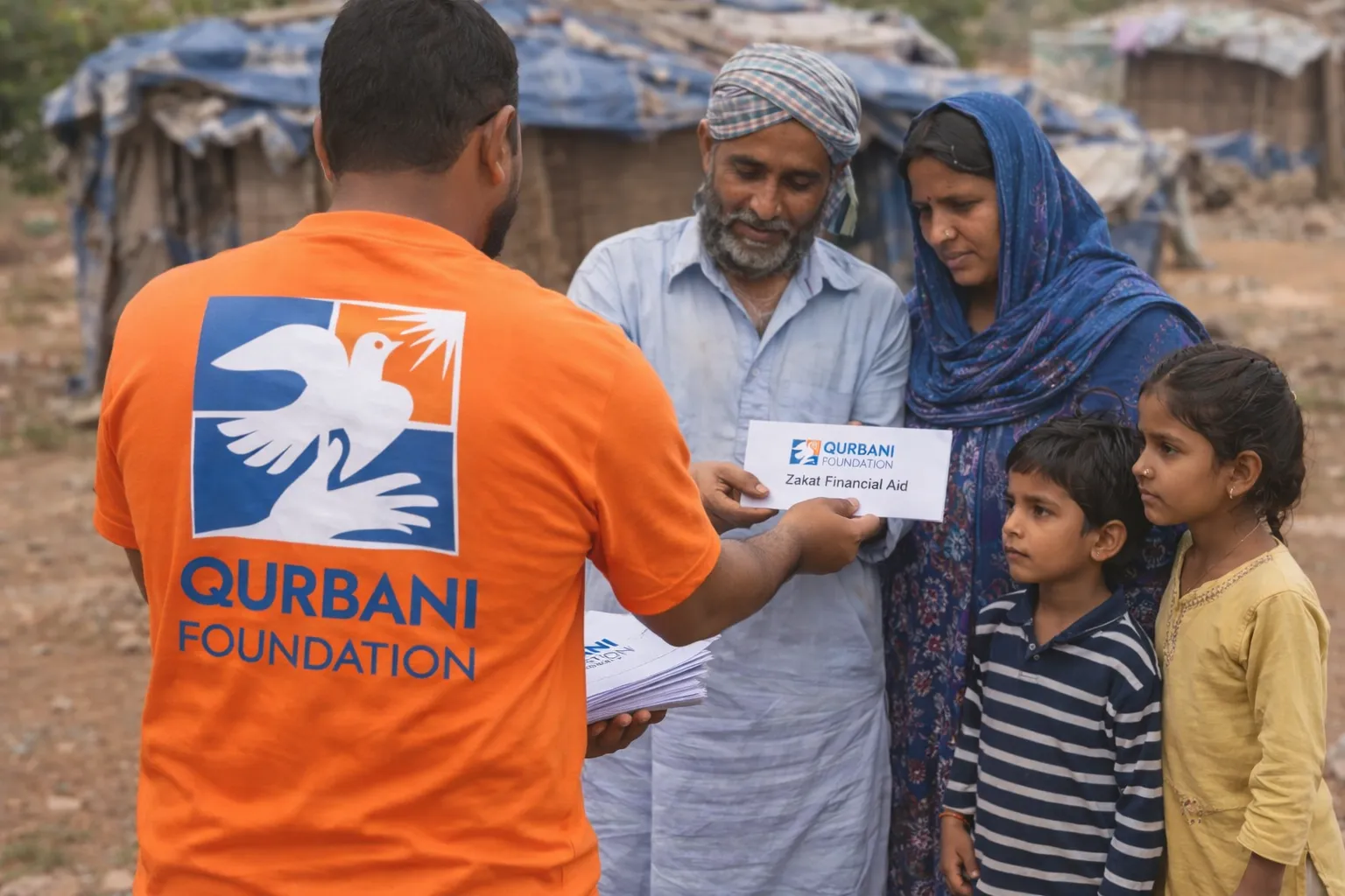 Zakat financial aid for families facing extreme hardship — Qurbani Foundation USA